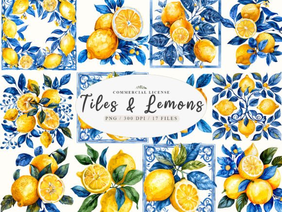 Portuguese Tiles Lemon Branch Print: A Designer's Guide