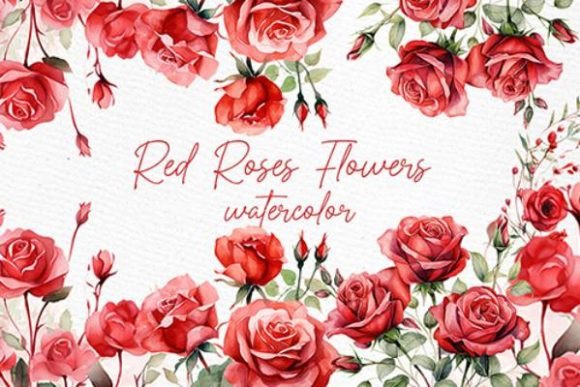 Red Roses Clipart Watercolor Roses PNG: A Designer's Guide